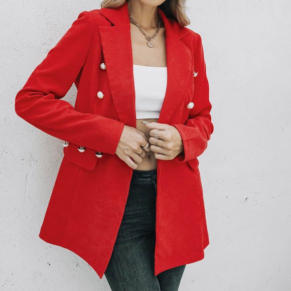 Ladies Red Blazers