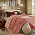 thumbnail image 3 of Chanasya Super Soft Shaggy Longfur Throw Blanket | Snuggly Fuzzy Faux Fur Lightweight Warm Elegant Cozy Plush Sherpa Microfiber Blanket | For Couch Bed Chair Photo Props - 50 "x 65" - Peach, 3 of 10