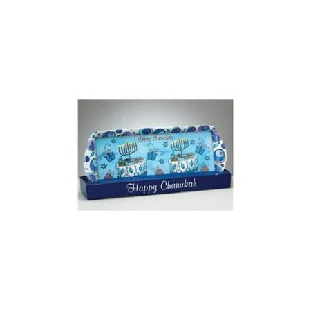 Rite Lite 60603 The Gift of Chanukah 15 inch Melamine Rectangular Tray - Pack Of 6
