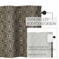 thumbnail image 2 of VHC Brands Custom House Black & Tan Jacquard Valance 18x60, Window Treatment, Bedroom, Living Room, Dining Room, and Kitchen Decor, Cotton, Custom House Collection, 18x60, Natural, 2 of 4