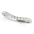 thumbnail image 2 of Mauli Jewels Rings for Women 0.25 Carat Engagement Wedding Band 4-Prong 10K Solid White Gold, 2 of 3