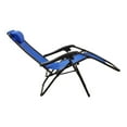 thumbnail image 4 of Elevon Adjustable Outdoor Zero Gravity Deck Recliner Lounge Chair, Blue, 2, 4 of 6