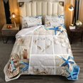 thumbnail image 1 of Erosebridal Beach Comforter Set, Ocean Themed Bedding Set Queen Size Coastal, 1 of 3
