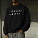 thumbnail image 1 of Ceisia Men Solid Color Long Sleeve Stand Up Collar Button Casual Gift Daily Outdoor Fashion Hoodie Top, 1 of 6