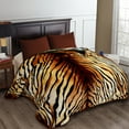 thumbnail image 4 of JML Queen Size Soft Warm Fleece Bed Blanket Reversible Thick Mink Blanket 75 x 87 inches,5lbs, 4 of 5