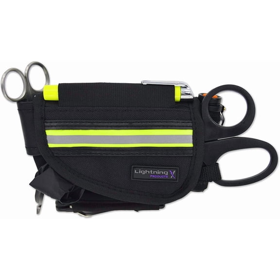 Lightning X First Responder Stocked First Aid Hip/Belt Pouch Kit for Quick Response EMS EMT Camping