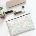 thumbnail image 6 of Hirioo Colorful Butterfly for Paper Reusable Cosmetic Bag Zipper Encouragement Travel Pouch Toiletry Bag for Women Girls, 6 of 7