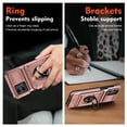 thumbnail image 5 of Dteck for Motorola Edge 2024 Case with Lanyard & Phone Tether Tab, Military Grade Drop Protection agnetic Ring Holder Kickstand Protective Phone Case for Moto Edge 2024,Rosegold, 5 of 8
