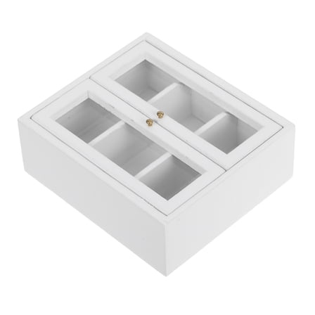 PAMINGONO Dollhouse Hanging Cabinet Miniature Dollhouse Rack Display Shelf For Living Room Scene 1Pcs