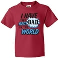 thumbnail image 3 of Inktastic I Have the Best Dad in the World Youth T-Shirt, 3 of 5