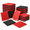 52 Pack 26 Black+26 Red-12” x 12" x 1", variant on 52 Pack Acoustic Foam Panels 1" X 12" Wedge Studio Sound Absorption Wall (black/red)