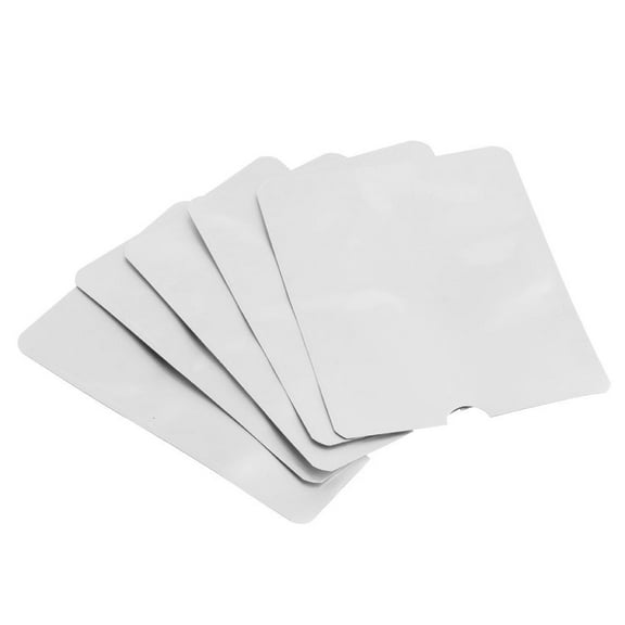 WE-POLUJ 5Pcs Blocking Sleeves Card Holder Credit Card Sleeves Identity Card Case