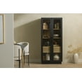 thumbnail image 2 of South Shore Arum Contemporary 2-Door Kitchen Cabinet with Doors, in Black Oak and Natural Ash, 2 of 12