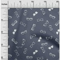thumbnail image 1 of oneOone Cotton Cambric Coin Gray Fabric Goggles Fashion Diy Clothing Quilting Fabric Print Fabric By Yard 42 Inch Wide, 1 of 4
