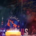 thumbnail image 5 of TOPRenddon Independence Day LED Night Light – 6.5 Inch Patriotic Acrylic Desk Lamp with USA Flag Design, Battery-Operated Warm White Decor for 4th of July, BBQs, Fireworks Parties & Home Celebrations, 5 of 6
