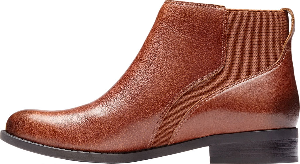 Vionic Womens Country Thatcher Chelsea Ankle Boot Shoes Chocolate