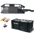 thumbnail image 1 of Mockins 60 x 20 x 6" Rear Hitch Mount Cargo Carrier w/ Bag, Stabilizer, & Straps, 1 of 11