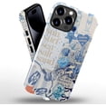 thumbnail image 2 of BDKWID-Case Compatible with iPhone 14 Pro Max,Scratch Resistant Hybrid 2-Layer Hard Shell Phone Case,Coastal Collage Summer, 2 of 4