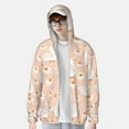 thumbnail image 2 of Kdxio Geese and Flower Print Women Men Sun Protection UPF 50+ Jackets Zip Up Long Sleeve Hoodie Hiking Lightweight with Pockets, 2 of 7