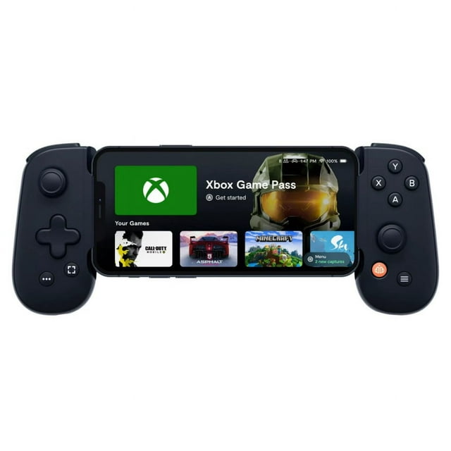 Refurbished Backbone BB-02-B-X One Mobile Gaming Controller for iPhone, Black