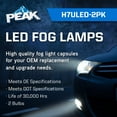 thumbnail image 2 of PEAK H7 2-Pack Ultravision 6000K LED Fog Light Lamp Capsules, 2 of 5