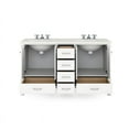 thumbnail image 3 of RoomAndLoft Nantucket 6-Drawer Solid Wood Bathroom Vanity in White, 3 of 4