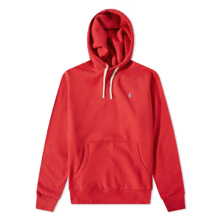 $110 Polo Ralph Lauren Men's Classic RL Fleece Hoodie - Starboard Red -  Size M - Walmart.com