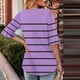 thumbnail image 4 of Blusas de Manga Corta para las Mujeres, Moda Verano Impreso, Blusas de Cuello Redondo, Chaqueta de Manga Corta para las Mujeres, 4 of 8