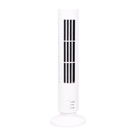 Wadada Tower Fan Led Bladeless Fan, 2024 upgrade Tower Electric Fan Mini Vertical Conditioner Tower Fans Floor Standing Fan Quiet Bladeless Standing Floor Fan for Bedroom Office Home(White)