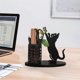 thumbnail image 5 of Cat Pencil Holder for Desk Organizer Pen Holder for Bedroom/Office, Metal Cut Home Decor for Table Centerpiece A, 5 of 5