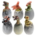 thumbnail image 1 of T-rex Triceratops Dinosaur Egg PVC Model BB Device Development Kids Toy heqiyong LED, 1 of 2