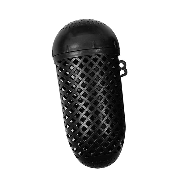Accesorios para comederos de jaulas de pesca, jaulas para señuelos de pesca para cangrejos de río, langostinos Agujero grande negro