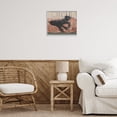 thumbnail image 3 of Stupell Industries Cottage Black Lab Dozing Off White Framed Giclee Art, 20 x 16, by Ethan Harper, 3 of 7