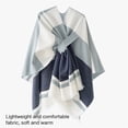thumbnail image 5 of COMEET Poncho Shawl, Elegant Open Front Warm Poncho Shawl Knit Wrap for Women Soft Warm Stylish Oversized Scarf Wrap Tassels, 5 of 18