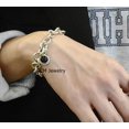 thumbnail image 4 of Sterling Silver 925 Bracelet For Women, Men & Girl, Black Onyx Gemstone Handcrafted Bracelet Jewelry, 4 of 4