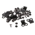 thumbnail image 4 of 20c Stopper Drawstring Schnuersenkel Buckle With Rivets For Hiking Boots Hiking Black, 4 of 9