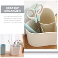 thumbnail image 2 of WHAMVOX Desk Pen Holder Makeup Brush Storage Holder Desktop Stationery Storage Bucket, 2 of 8