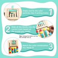 thumbnail image 4 of Maojin Toy Story Juguetes Montessori Toys For 2-5 Year Old, Wooden Color Matching Puzzle Toy For Kids, Brain Teasers Game Preschool Educational Learning Toys For Boys Girls Age, 4 of 7