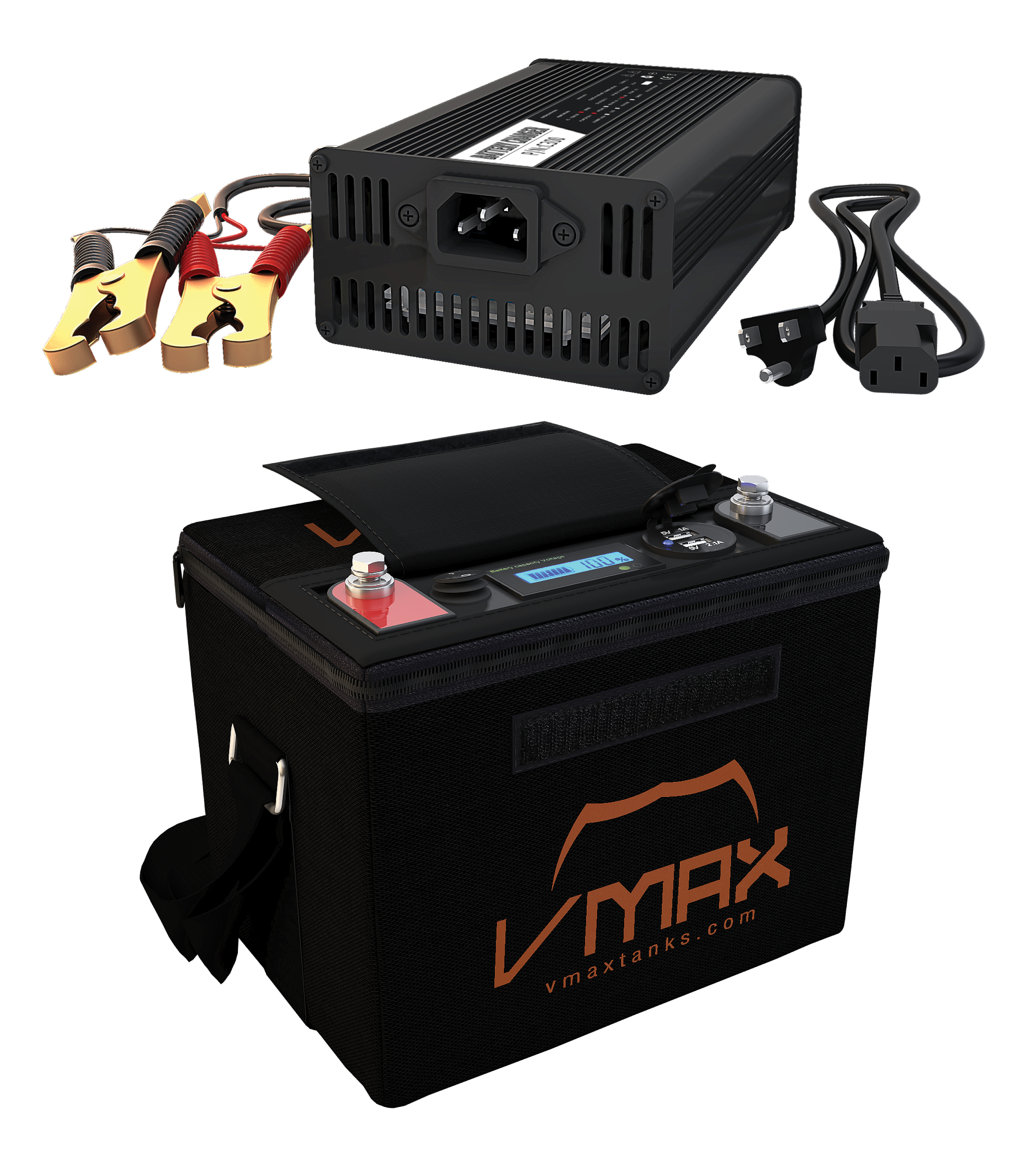 VMAX VPG12C40LFP Lightweight Battery for Trolling Lithium Iron Battery