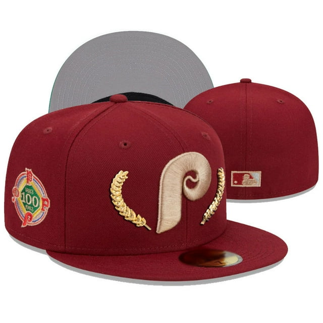 New Era Men's Atlanta Braves New Era Navy Gold Leaf 59FIFTY Fitted Hat