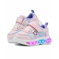 thumbnail image 2 of Tenis Con Luces Bubble Gummers Versy Para Niña Estrella Contactel Rosa / Lila rosa 20, 2 of 7