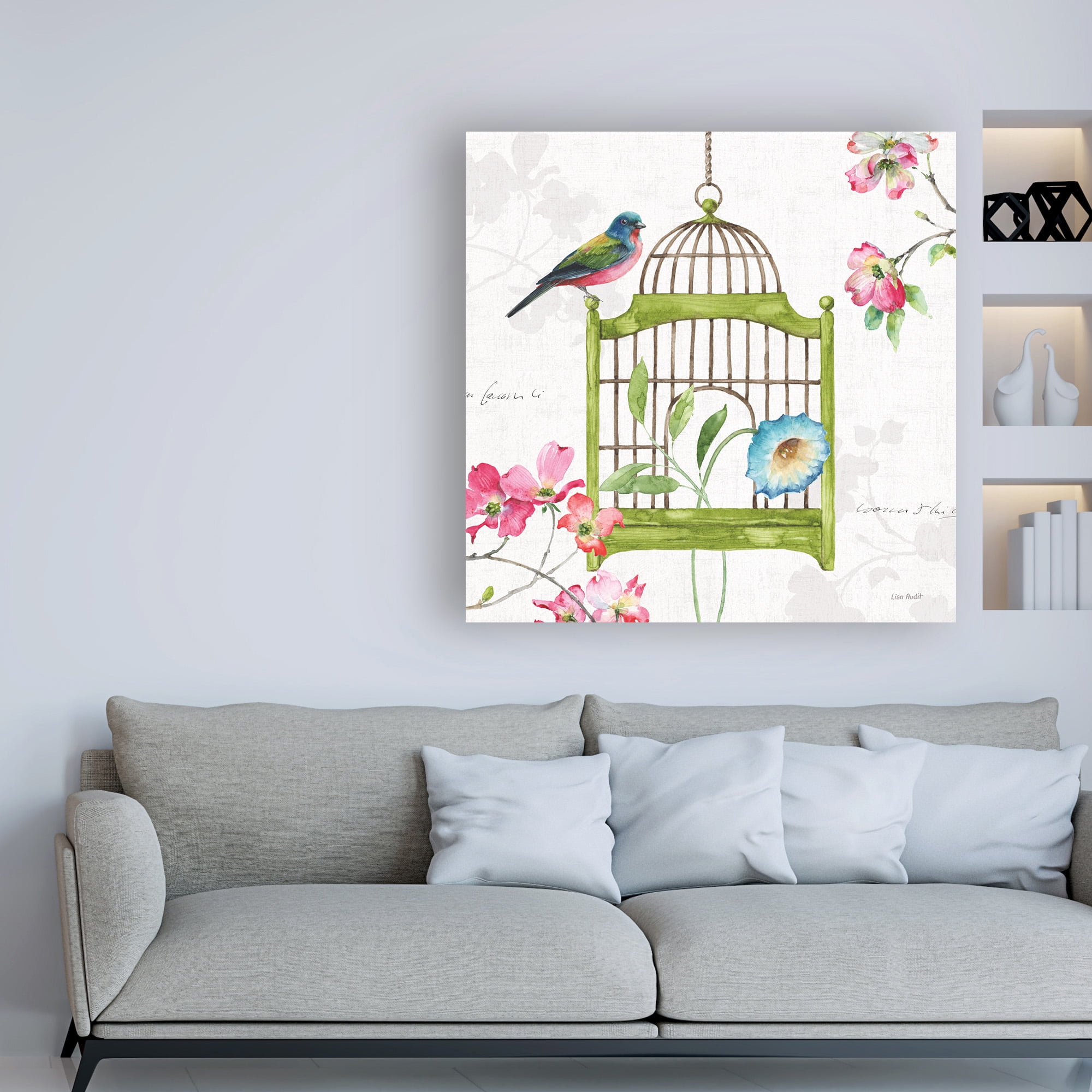 Trademark Fine Art 'Dogwood Garden V' Canvas Art by Lisa Audit