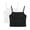 Black, variant on yillto 2 Pack Camisole for Girls Cotton Sleeveless Spaghetti Straps Tank Tops Comfortable Undershirts