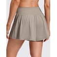 thumbnail image 3 of CRZ YOGA Softretch 2 in 1 Causal Shorts for Women High Waisted Flowy Yoga Lounge Workout with Pockets, 3 of 6