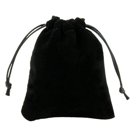 KABOER Best 10 Pack Wholesale Promotion - Black Velvet Cloth Jewelry Pouches / Drawstring (Best Wholesale Weave Suppliers)