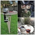 thumbnail image 3 of Mesa de vino al aire libre Sunnimix Soporte de Copa de vino Portátil para Camping, 3 of 7