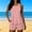 Pink, variant on pstuiky Swimsuits for Women Solid Color Crew Neck Adaptable Two Piece Bathing Suits Women's Swimwear Workout Two-Piece Sets Chest Support with Boy Shorts Swimming Suits