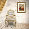 thumbnail image 3 of Vintage Apple Collection 11x14 Gold Ornate Wood Framed with Double Matting Museum Art Print Titled - Halloween Stool Pumpkin.tif, 3 of 4