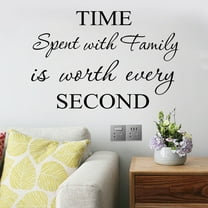 pdqouc Family Love English Slogan Letter Pattern Exquisite Sculpture Wall Sticker Artist Wall Stickers Decal for Home Living Room Bedroom Decoration