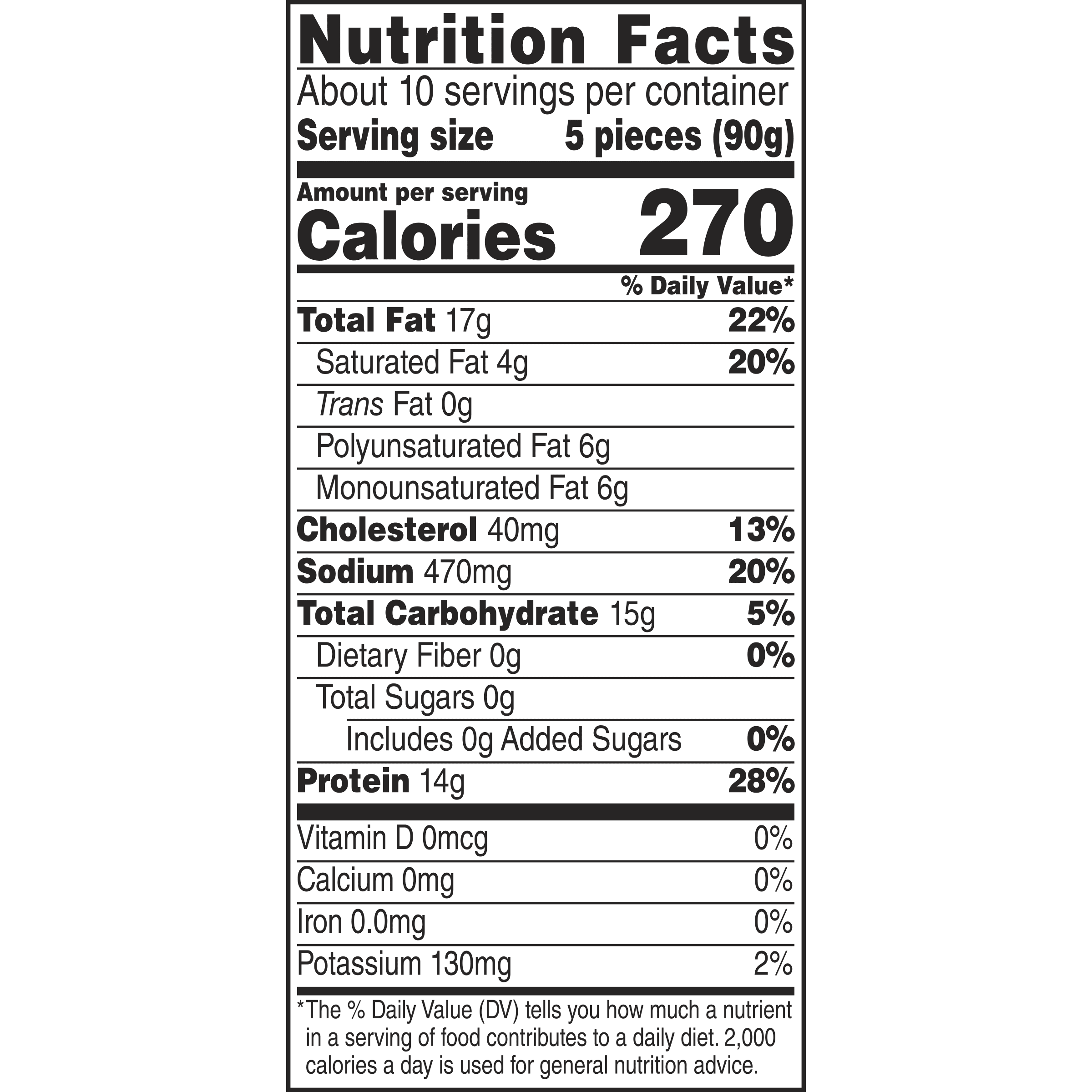 20 Piece En Mcnuggets Nutrition Facts Tutorial Pics